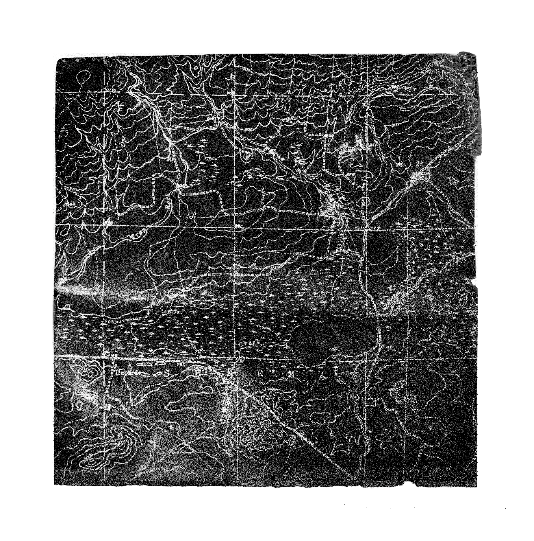 map and line